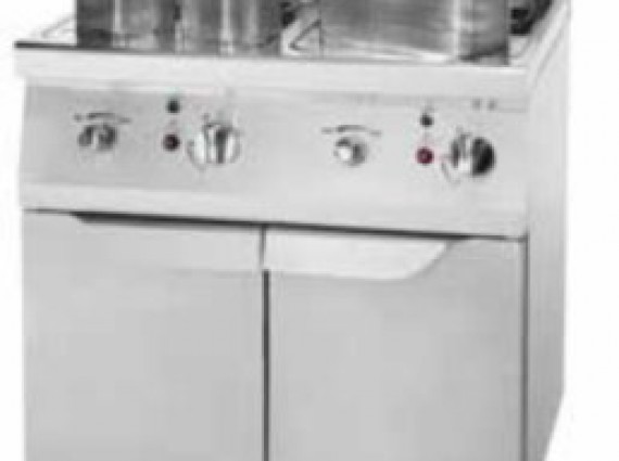 Cuocipasta doppio TN9N8U-M con cestelli compresi.
